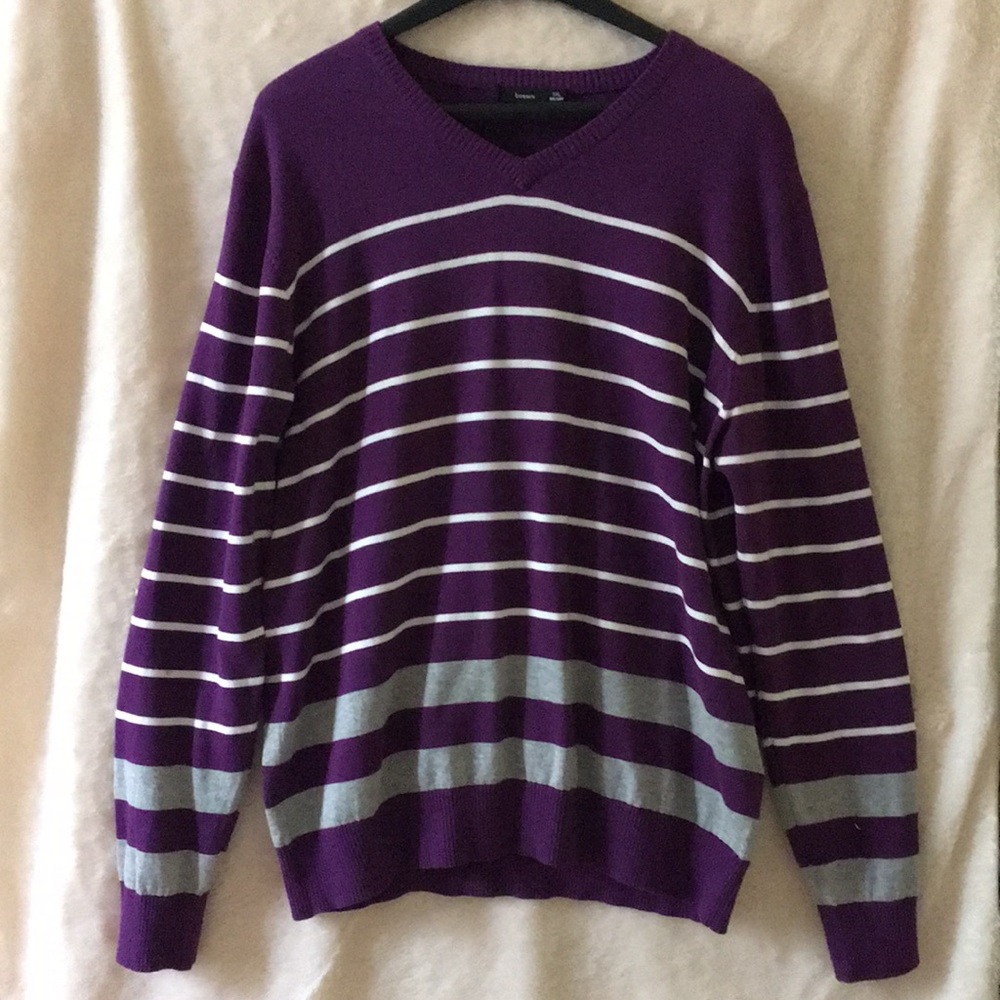 Men's Standard Fit V- Neck Sweater